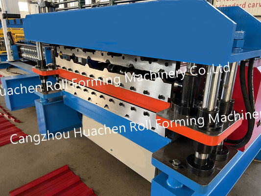 Máy hình rổ tấm mái lót nhôm dây chuyền tự động