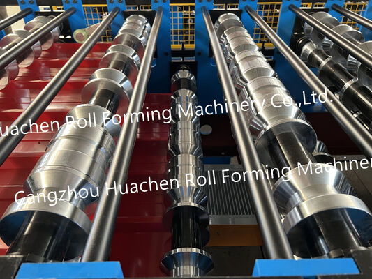 Máy hình rổ tấm mái lót nhôm dây chuyền tự động