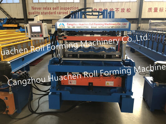 Máy tạo hình cuộn ngói tráng men hoàn toàn tự động