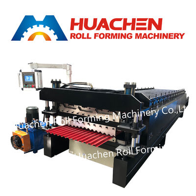 Mái tôn được hình thành bằng phương pháp uốn nguội bằng máy tôn định hình hình thang