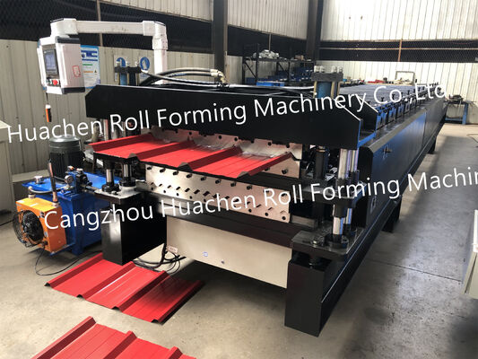 Mái tôn được hình thành bằng phương pháp uốn nguội bằng máy tôn định hình hình thang