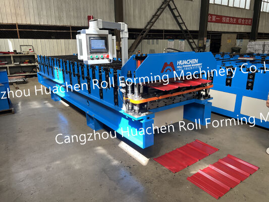 Tấm tôn kẽm Tấm lợp tôn Máy tạo hình cuộn với giá xuất xưởng