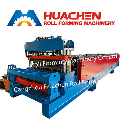 Máy cuộn tấm lót lợp, máy cuộn gạch mái hai lớp