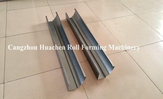 5'' Steel Rain Gutter Roll Forming Machine For Villa Roofing Spout