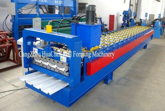 Automatical Steel Roof Panel Roll Forming Machine Cr 12 Cutting Blade