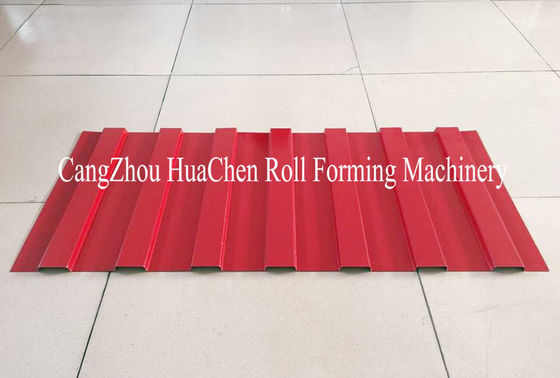 Custom IBR Roofing Sheet Roll Forming Machine 0 - 15m / min For Wall