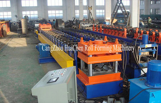Gear Box Drive Guardrail Roll Forming Machine Điều khiển PLC