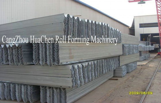 Gear Box Drive Guardrail Roll Forming Machine Điều khiển PLC