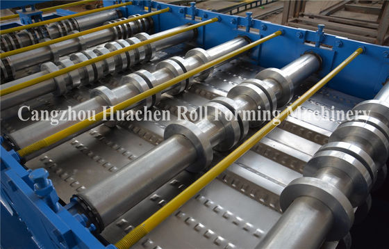 0.8 - 1.5mm Steel Deck Roll Forming Machine For Floor Decking Sheets