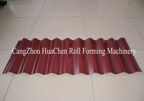 7.5KW 0.3 - 0.8mm Double Layer Roll Forming Machine 380V 50Hz 3 Phases