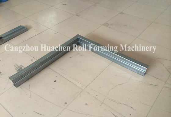 High Precise Roll Forming Machinery Shutter Door Frame 17 Rows 45# rollers