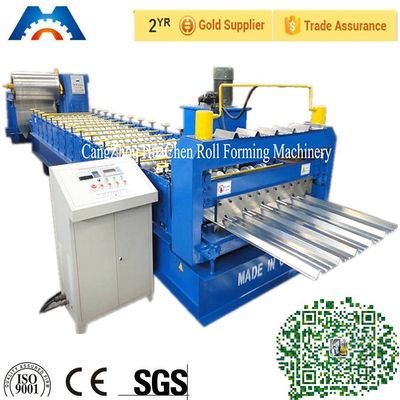 Hi-Rib IBR Roof Sheet Roll Forming Machine Automatic 14 Rows Color Steel Plate