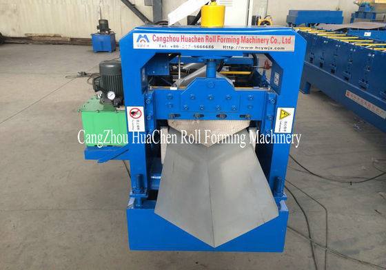 Commercial Roof Steel Ridge Cap Roll Forming Machine 10m/min