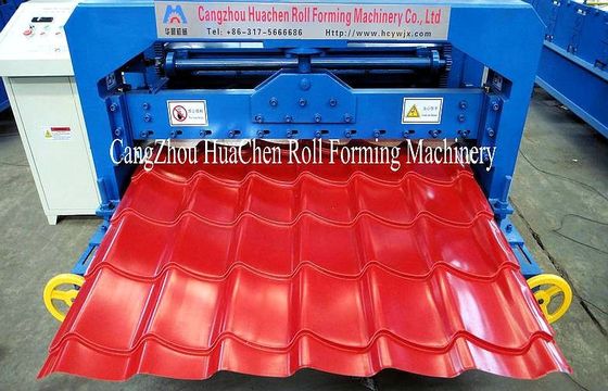 15m / Min Speed Roof Panel Roll Forming Machine 45 Forge Steel Material