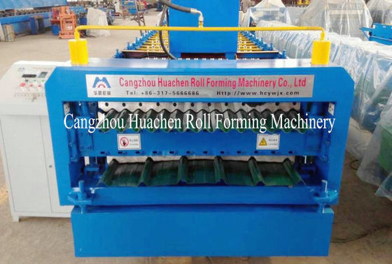 Trapezoid Roof Panel Roll Forming Machine For Commercial Metal Buildings