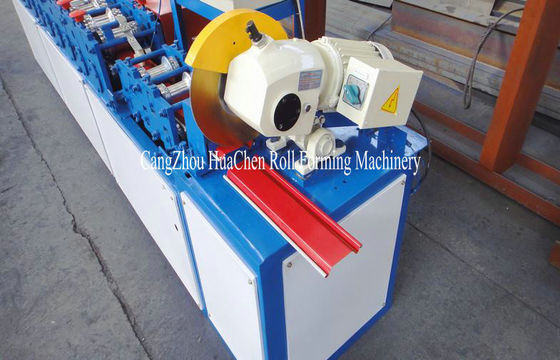 PLC Computer Control Shutter Door Roll Forming Machine , Automatic Roll Forming Equipment