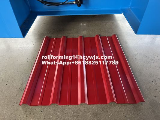 914mm Coil Width G550 Roofing Sheet Roll Forming Machine Plc Control