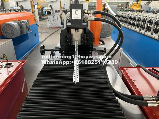 380v 50hz 3 giai đoạn Stud And Track Roll Forming Machine cho cuộn dây thép