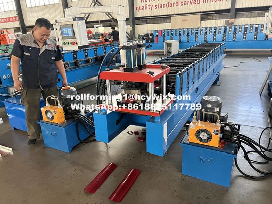 Máy cắt thủy lực 50Hz Wall Panel Roll Forming Machine Dẫn dây chuyền