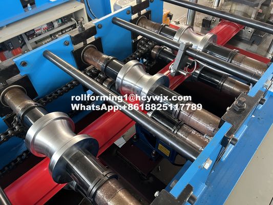 Máy cắt thủy lực 50Hz Wall Panel Roll Forming Machine Dẫn dây chuyền