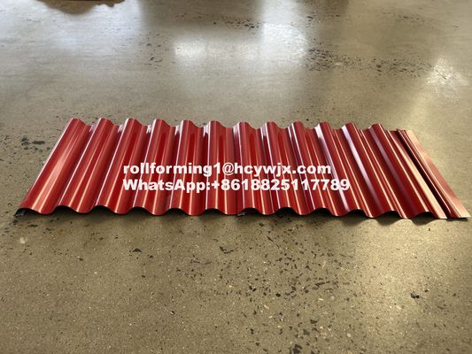 Tốc độ 15m / phút Máy làm tấm lợp lợp Omron Encoder Hiệu suất đáng tin cậy