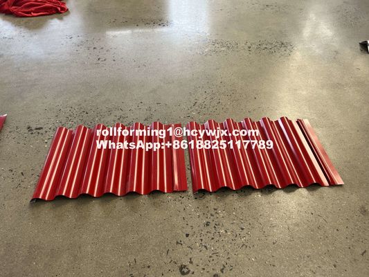 Tốc độ 15m / phút Máy làm tấm lợp lợp Omron Encoder Hiệu suất đáng tin cậy