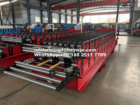 R Panel Double Layer Roof Roll Forming Machine Máy tạo hình bảng