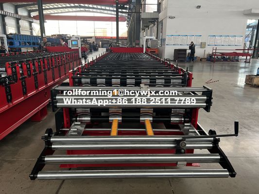 5.5KW AG Panel Double Layer Roll Forming Machine Máy tạo hình