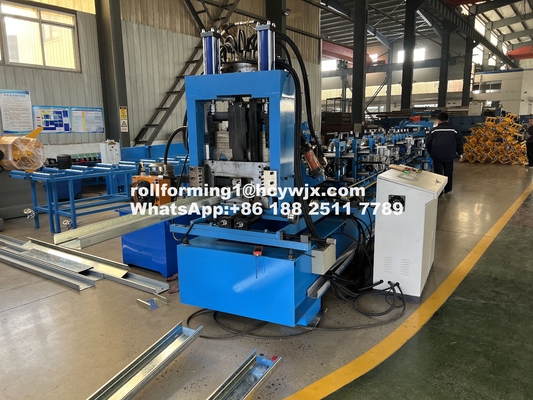 Tự động Tự động CZ Purlin Roll Forming Machine 1.2-1.8mm 11 7.5KW Sức mạnh 10-15m/min Tốc độ