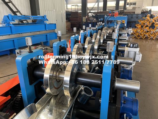 14-18 CZ Purlin Roll Forming Machine với điều khiển cắt chính xác