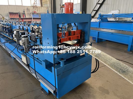 Động cơ dây chuyền thép kẽm tự động CZ Purlin Roll Forming Machine 14-18 Trạm 1.2-1.8mm
