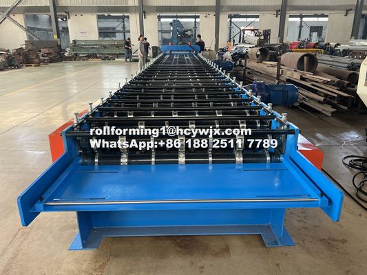 PLC điều khiển sàn sàn Roll hình thành máy 400mm H Beam thép khung 1220mm rộng