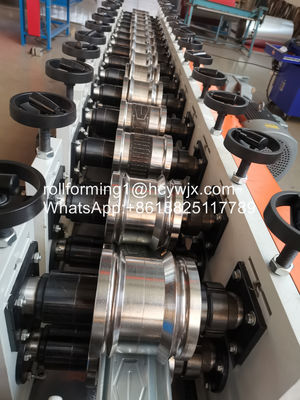 Máy chế biến cuộn cửa cửa có thể tùy chỉnh chiều rộng cho độ dày 0,8-1,2mm