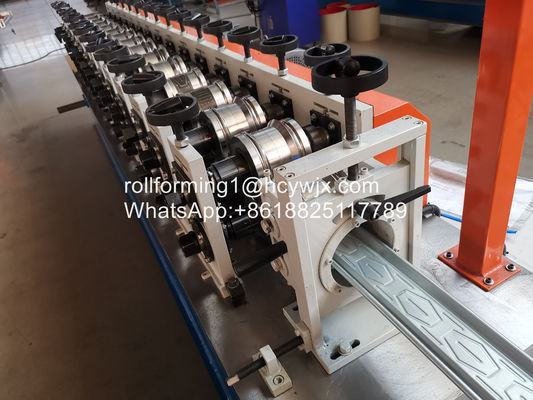 Máy chế biến cuộn cửa cửa có thể tùy chỉnh chiều rộng cho độ dày 0,8-1,2mm