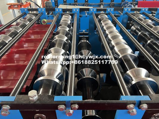 Máy tạo lớp kép 15-20m/min cho tấm mái kim loại