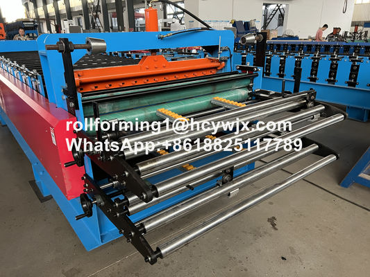 TR37-200/TR14-225 Máy tạo cuộn hai lớp với Guillotine cắt trước