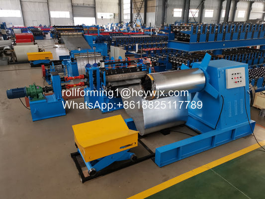 GI / PPGI nguyên liệu thép dây chuyền cắt với cắt