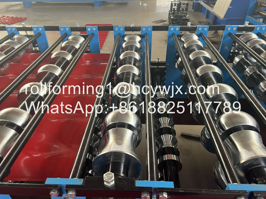 Chất lượng tốt Máy cán hai lớp / Máy cán tôn mái ngói Thép chịu lực