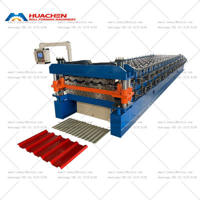 Máy chế tạo vật liệu xây dựng lớp hai mái nhà lợp và máy tạo cuộn tấm trapezoidal