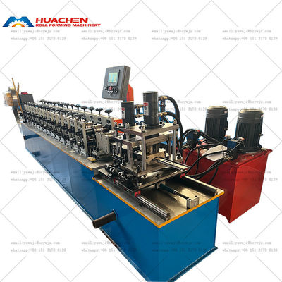 Máy cuộn cửa cửa kim loại thép với đâm