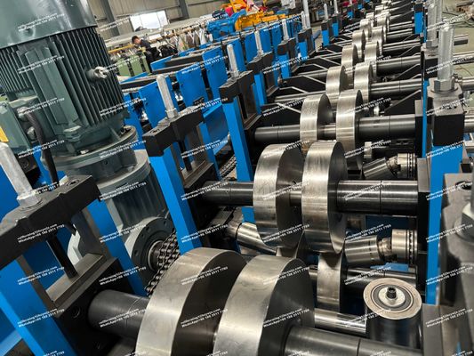 CZU M4Z/M4C Purlins Roll Forming Machine Một nhấp chuột thay đổi kích thước hồ sơ