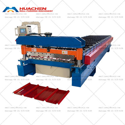 Máy tạo hình gạch mái Trapezoid Customized Trapezoid Roof Roll Form Machine Máy làm gạch mái Trapezoid