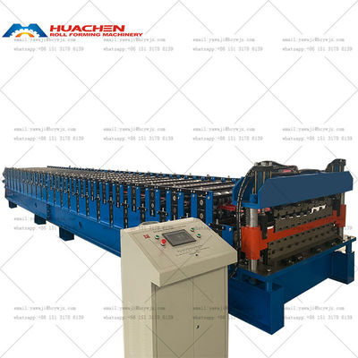 Máy tạo lớp kép chất lượng cao Trapezoidal Glassed Metal Sheet Roof Making