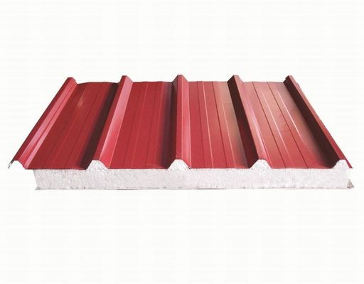 Tự động Eps Sandwich Panel cuộn máy ép 0.3-0.6mm Sheet Thickne