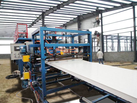 Màu thép xốp Sandwich Panel cuộn máy ép thủy lực cắt