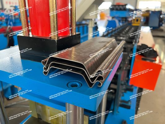 Máy hình thành cuộn cửa bằng thép có 14 trạm