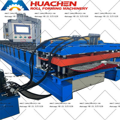 Máy tạo cuộn mái nhà kim loại cho sản xuất tốc độ 15m/min 70mm đường kính trục