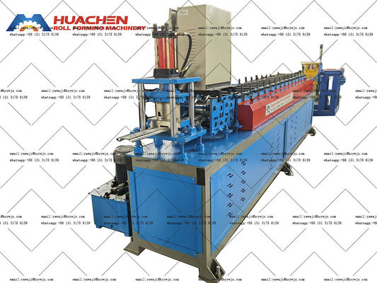 Dẫn dây chuyền đầy đủ tự động cửa sổ khung cửa Rolling Machine cho 380V 50Hz 3Phase Steel Frame Purlin