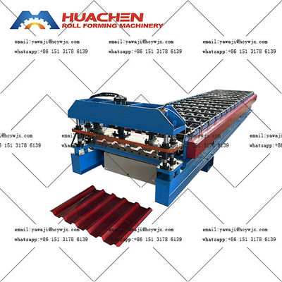 Máy tạo cuộn mái nhà hai tầng hiện đại Tốc độ cao