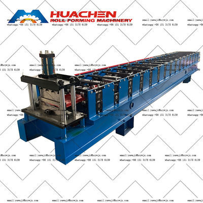 PPGI / GI vật liệu Long Span Roof Roll Forming Machine với tổng công suất 5,5 5,5KW